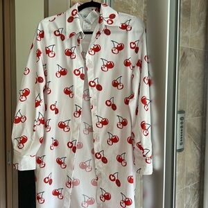 Maxmara cherry print dress